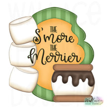 Load image into Gallery viewer, Smore the Merrier Marshmallow Frame JPEG