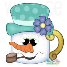 Load image into Gallery viewer, Snowman Mug JPEG