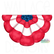 Load image into Gallery viewer, Patriotic Rail Bunting JPEG