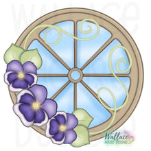 Load image into Gallery viewer, Pansy Wagon Wheel JPEG