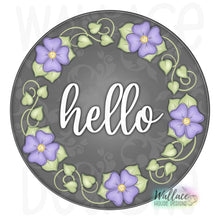 Load image into Gallery viewer, Wreath Full of Posies Round JPEG