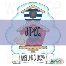 Load image into Gallery viewer, Tweet Land of Liberty Birdhouse Frame JPEG