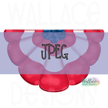 Load image into Gallery viewer, Patriotic Rail Bunting JPEG