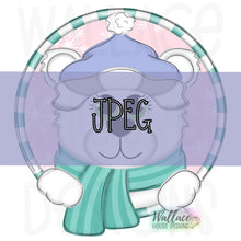 Load image into Gallery viewer, Peekaboo Polar Bear JPEG