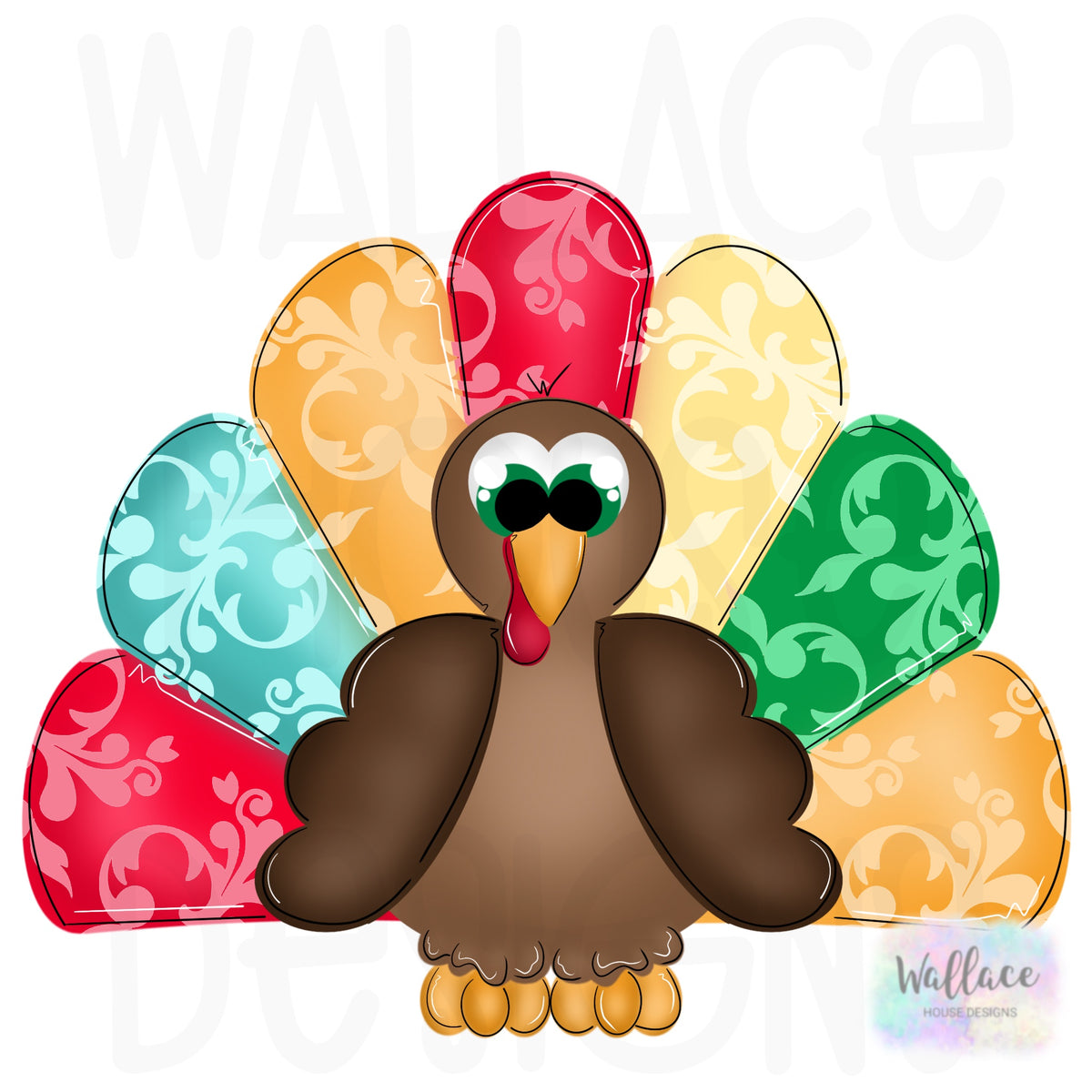 Thanksgiving Turkey Printable Template – wallacehousedesigns