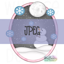 Load image into Gallery viewer, Moonlight Snowman JPEG