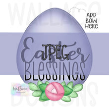 Load image into Gallery viewer, Easter Blessings Floral Egg JPEG