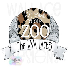 Load image into Gallery viewer, Welcome to Our Zoo Printable Template