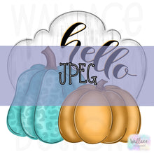 Load image into Gallery viewer, Hello Pumpkin Duo Frame JPEG