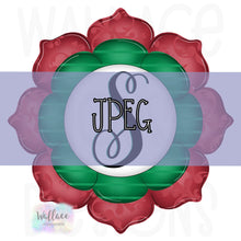 Load image into Gallery viewer, Fancy Scalloped Frame JPEG