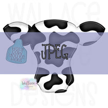 Load image into Gallery viewer, Cow Head with Tag (2pc) JPEG