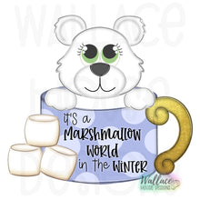 Load image into Gallery viewer, Marshmallow World Polar Bear Mug JPEG