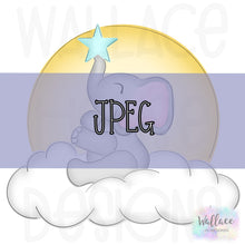 Load image into Gallery viewer, Bedtime Baby Elephant JPEG