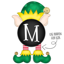 Load image into Gallery viewer, Elf Monogram Ribbon Feet JPEG 2 pc