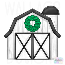 Load image into Gallery viewer, Winter Farmhouse Barn JPEG