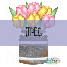 Load image into Gallery viewer, Farmhouse Tulip Bouquet JPEG