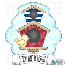 Load image into Gallery viewer, Tweet Land of Liberty Birdhouse Frame JPEG