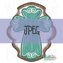 Load image into Gallery viewer, Rustic Farmhouse Cross Frame JPEG