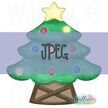 Load image into Gallery viewer, Rustic Farmhouse Christmas Tree JPEG