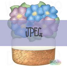 Load image into Gallery viewer, Copper Pot Floral Vase JPEG
