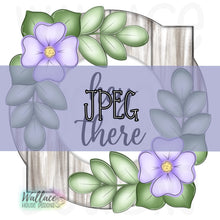 Load image into Gallery viewer, Hey There Floral Frame Quatrefoil JPEG
