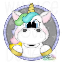 Load image into Gallery viewer, Peekaboo Unicorn JPEG