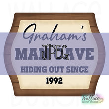 Load image into Gallery viewer, Man Cave Hiding Out Frame JPEG