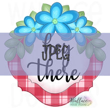 Load image into Gallery viewer, Hey There Floral Funky Frame JPEG