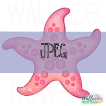 Load image into Gallery viewer, Moonlight Mermaid Starfish JPEG