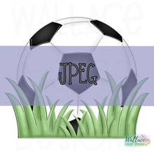Load image into Gallery viewer, Soccer Ball in the Grass JPEG