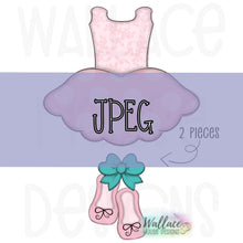 Load image into Gallery viewer, Ballerina Ribbon Feet JPEG