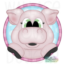 Load image into Gallery viewer, Peekaboo Piggy JPEG