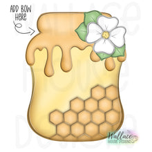 Load image into Gallery viewer, Honeycomb Whimsical Mason Jar JPEG