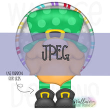 Load image into Gallery viewer, Leprechaun Gnome Ribbon Legs 2 Pc JPEG