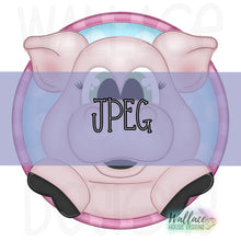 Load image into Gallery viewer, Peekaboo Piggy JPEG