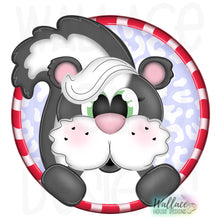Load image into Gallery viewer, Peekaboo Valentines Skunk JPEG