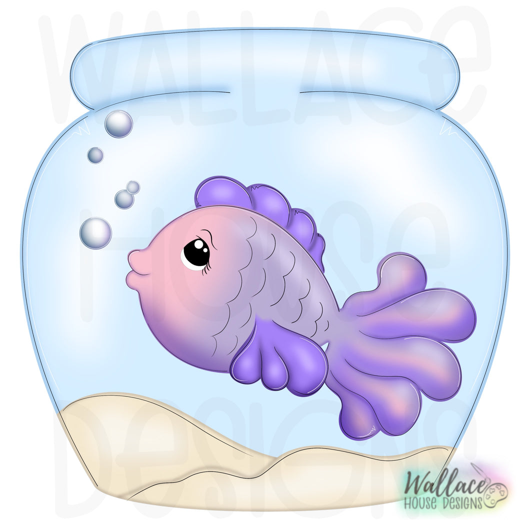 Beta Fish Bowl Printable Template