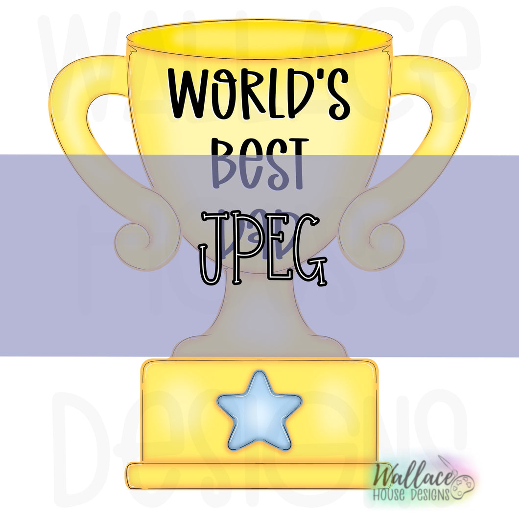 Worlds Best Dad Trophy JPEG