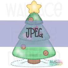 Load image into Gallery viewer, Quilted Christmas Tree JPEG
