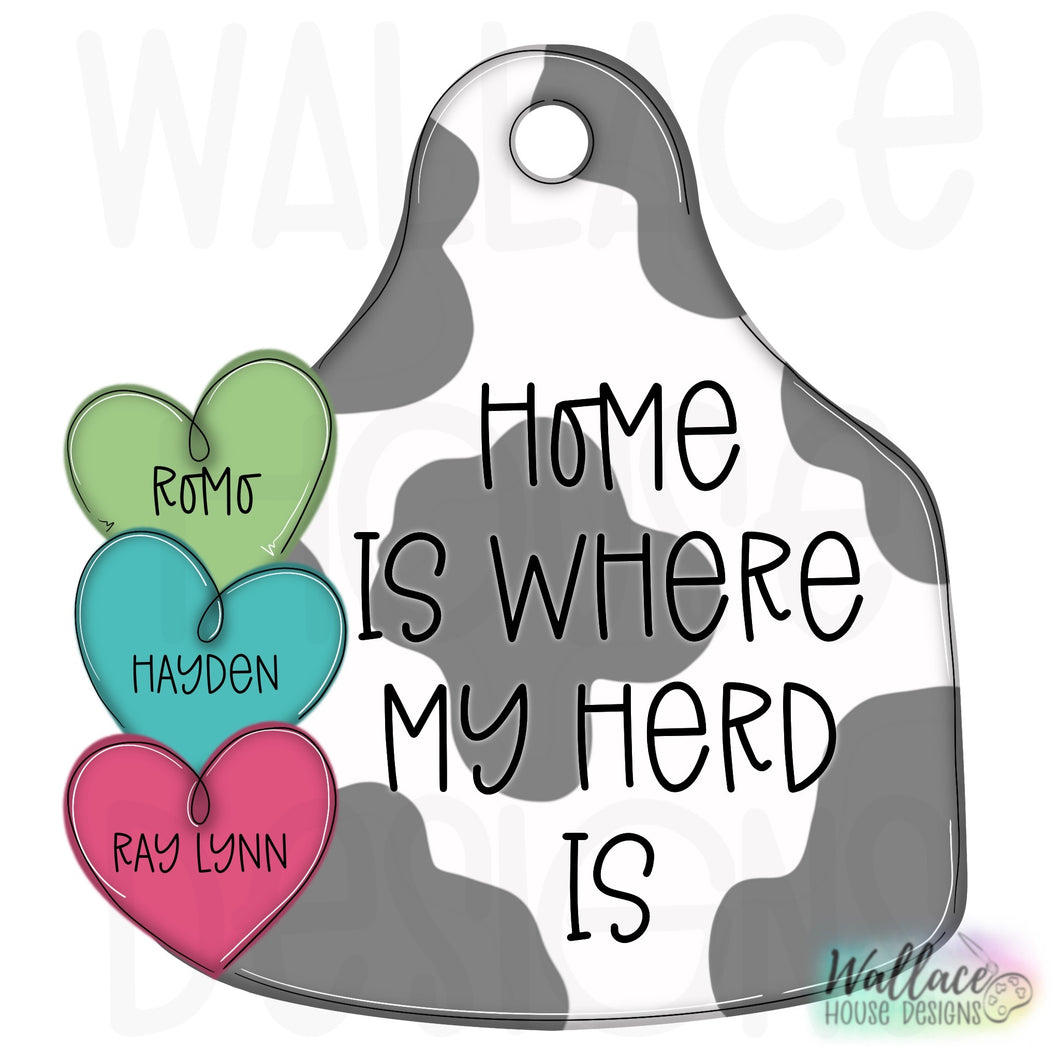 Home Is Where My Herd Is Printable Template