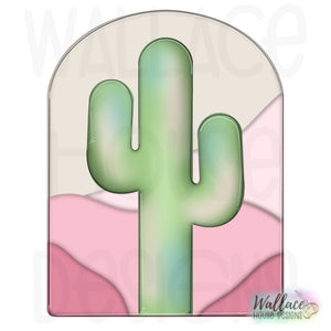 Rolling Hills Tall Cactus Frame JPEG