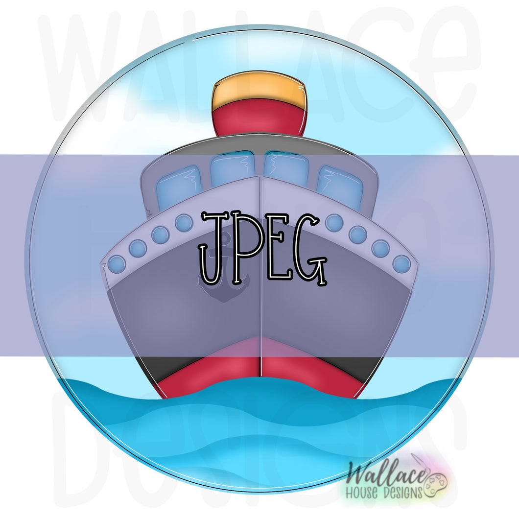 Cruise Ship Round JPEG
