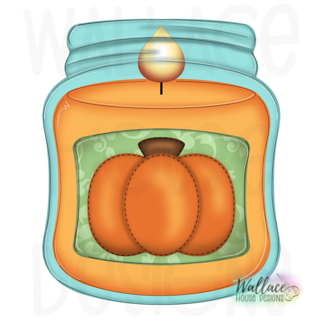 Fall Candle Printable Template