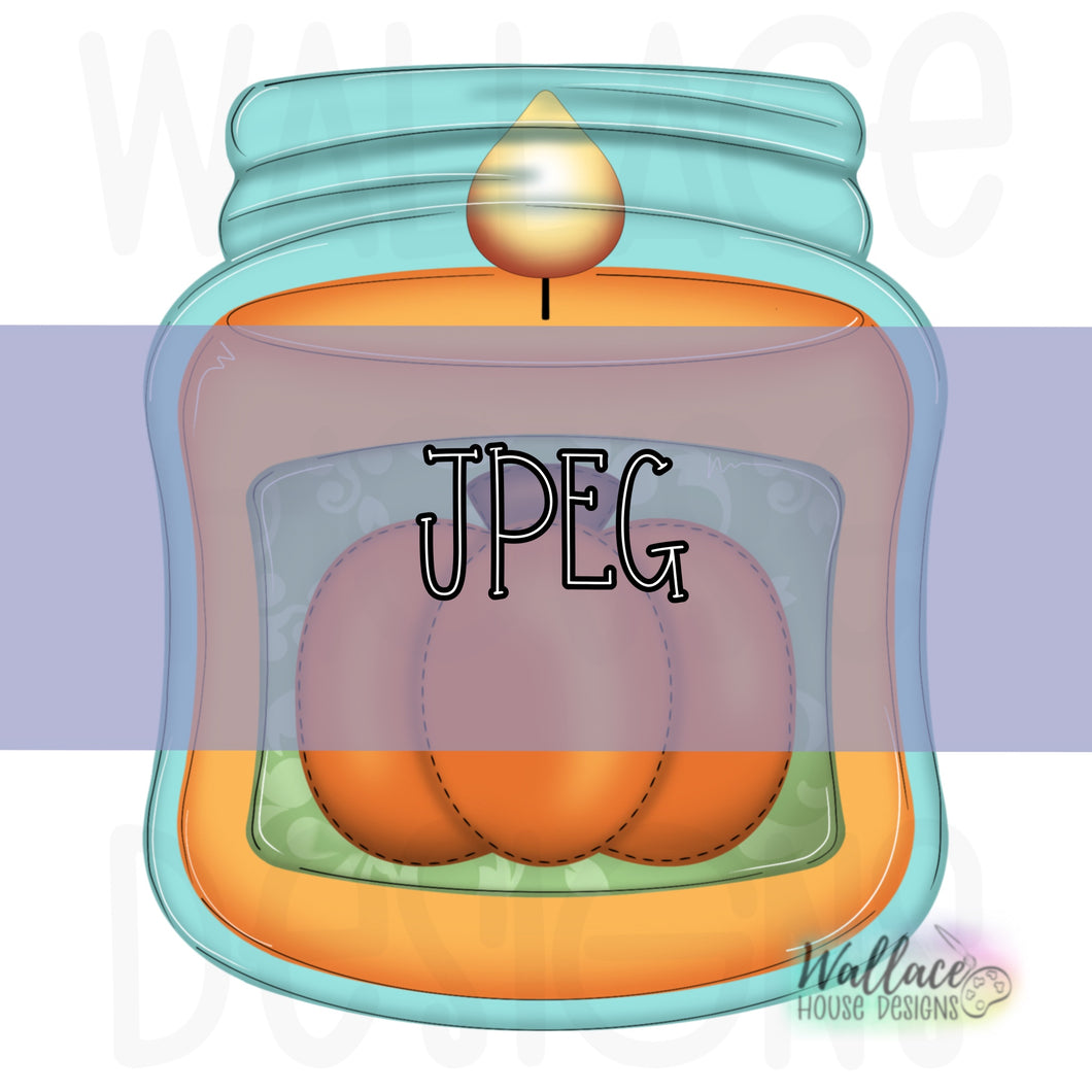 Fall Candle JPEG