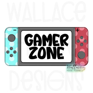 Gamer Zone Controller Printable Template