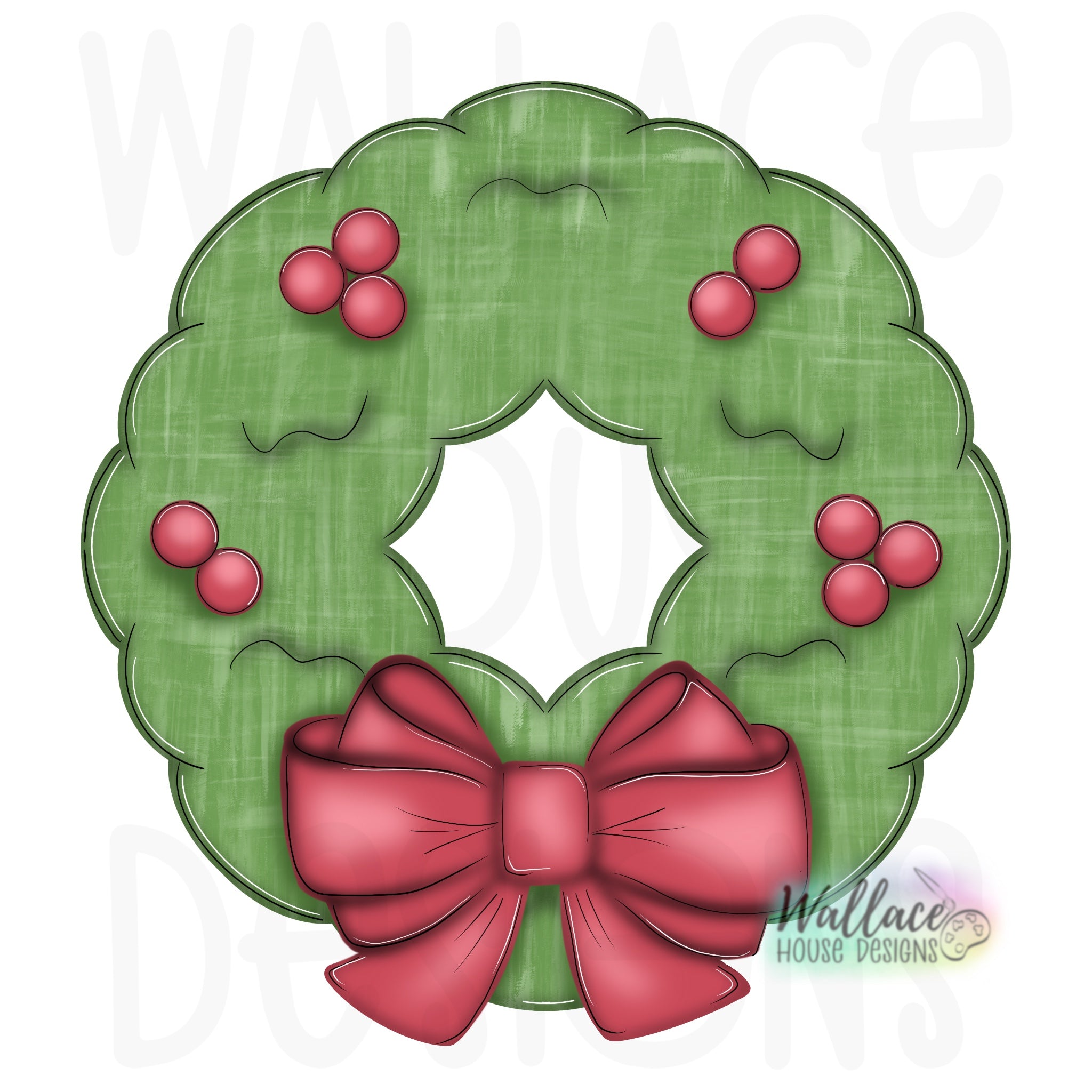 IMG 5499 99872fe7 3727 4810 be6a topped with a bow christmas wreath printable template