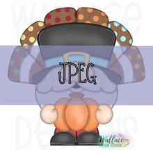 Load image into Gallery viewer, Thanksgiving Turkey Gnome JPEG

