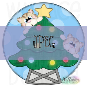 Meowy Christmas Cat Tree JPEG