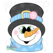 Load image into Gallery viewer, Jolly Winter Snowman Face JPEG
