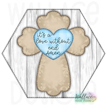 Load image into Gallery viewer, Love Without End Amen Cross Octagon Frame JPEG
